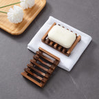 Wooden Soap Dish Set