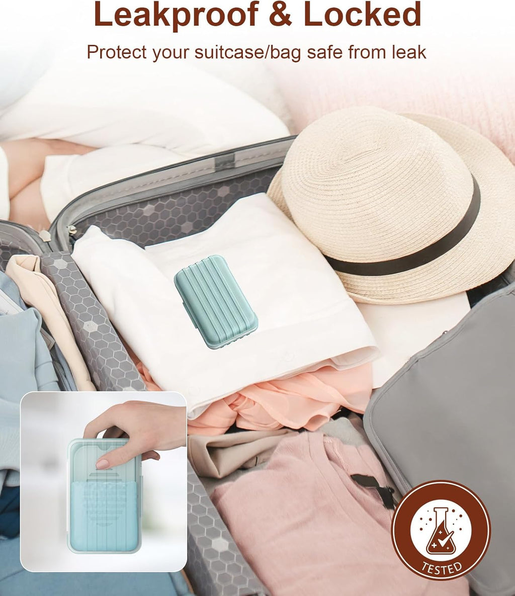 Portable Leakproof Travel Soap Dish with Lid